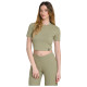 Target Γυναικεία κοντομάνικη μπλούζα Rib Viscose Crop Top